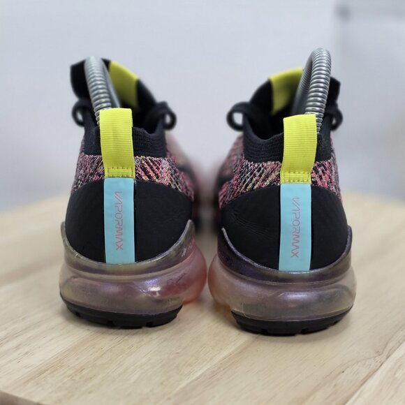 Nike Air Vapormax Flyknit 3 Womens Size 7.5 Running Shoes Black Pink AJ6910 006 - Picture 6 of 9